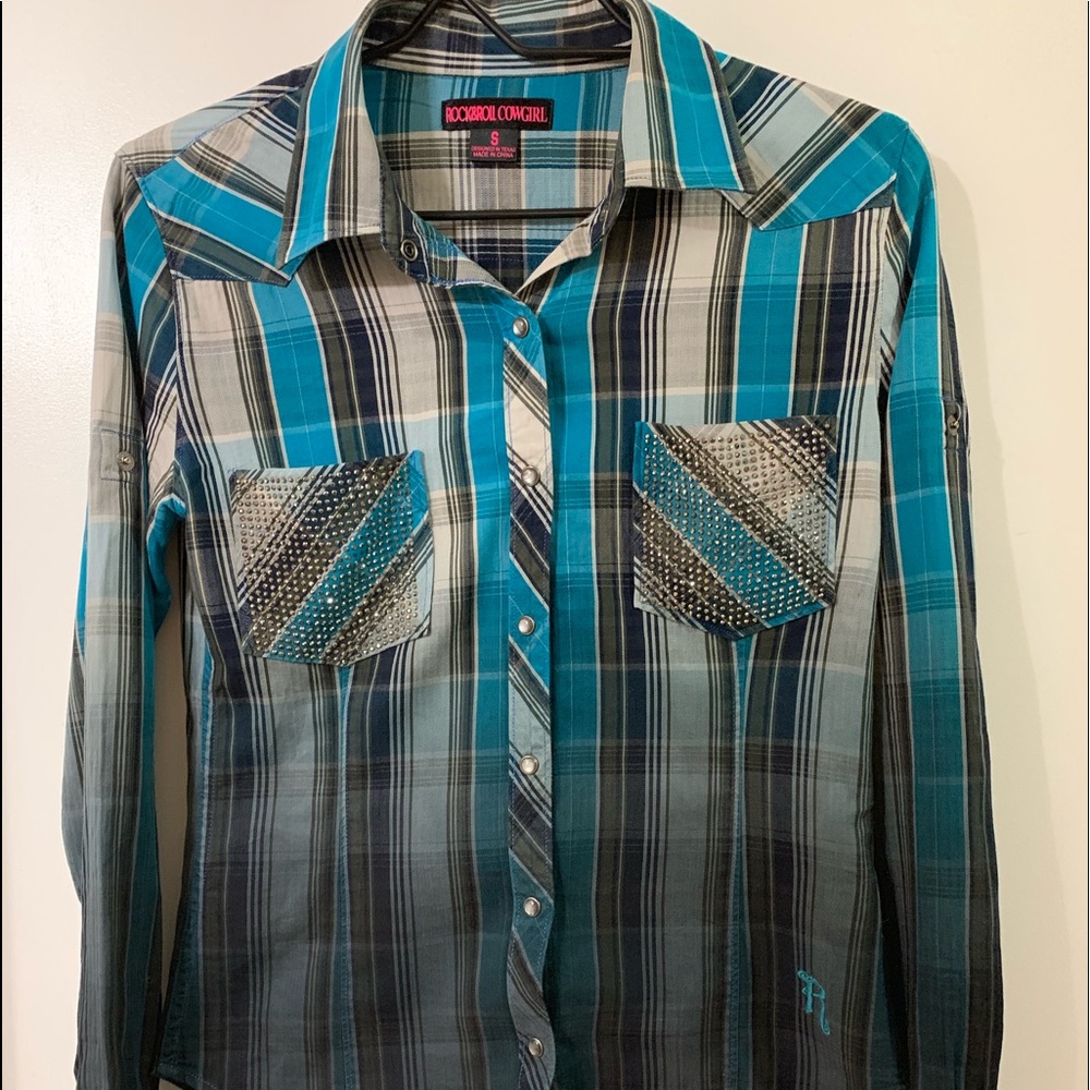 Rock&Roll Cowgirl Plaid Shirt